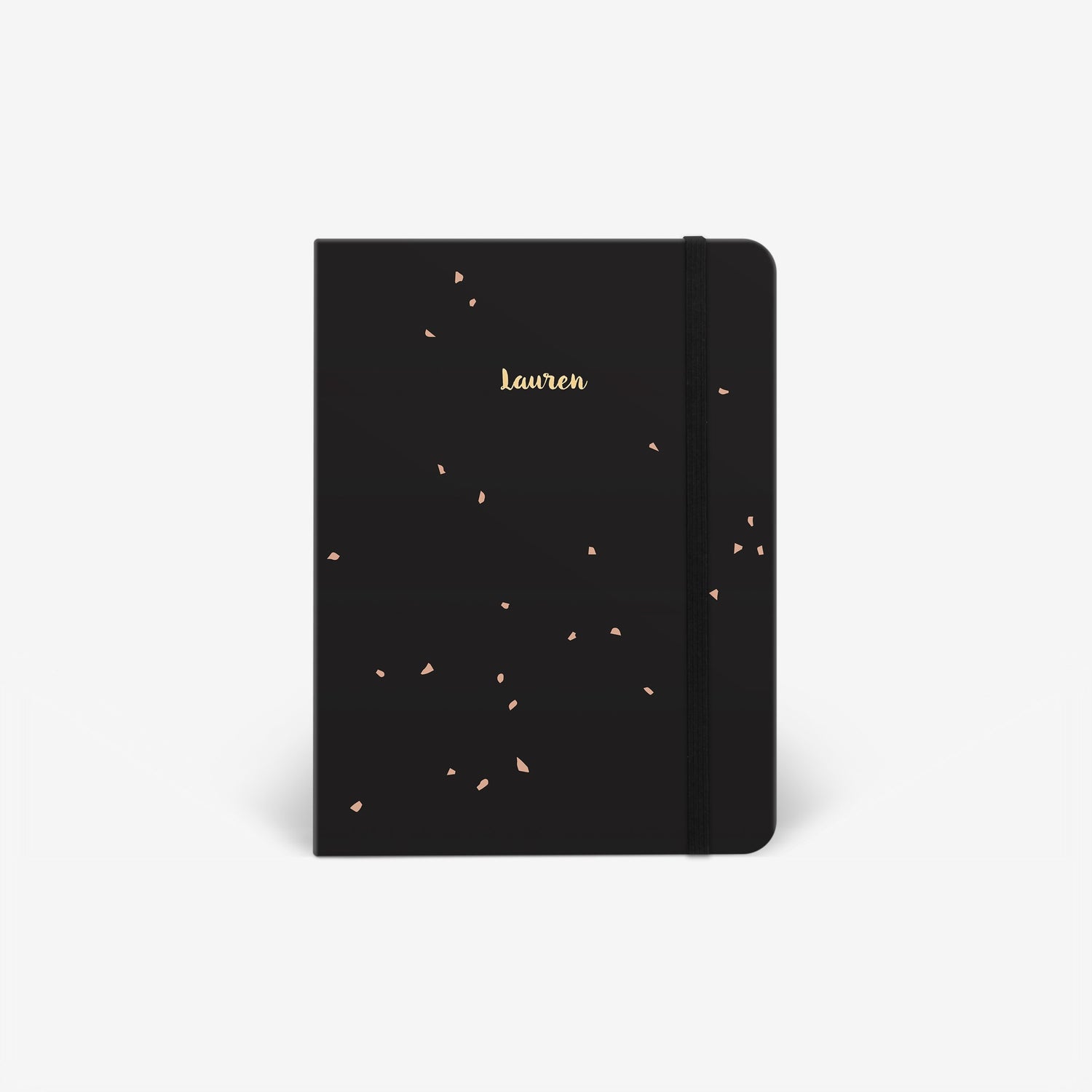 Black Speckle Light Threadbound Sketchbook