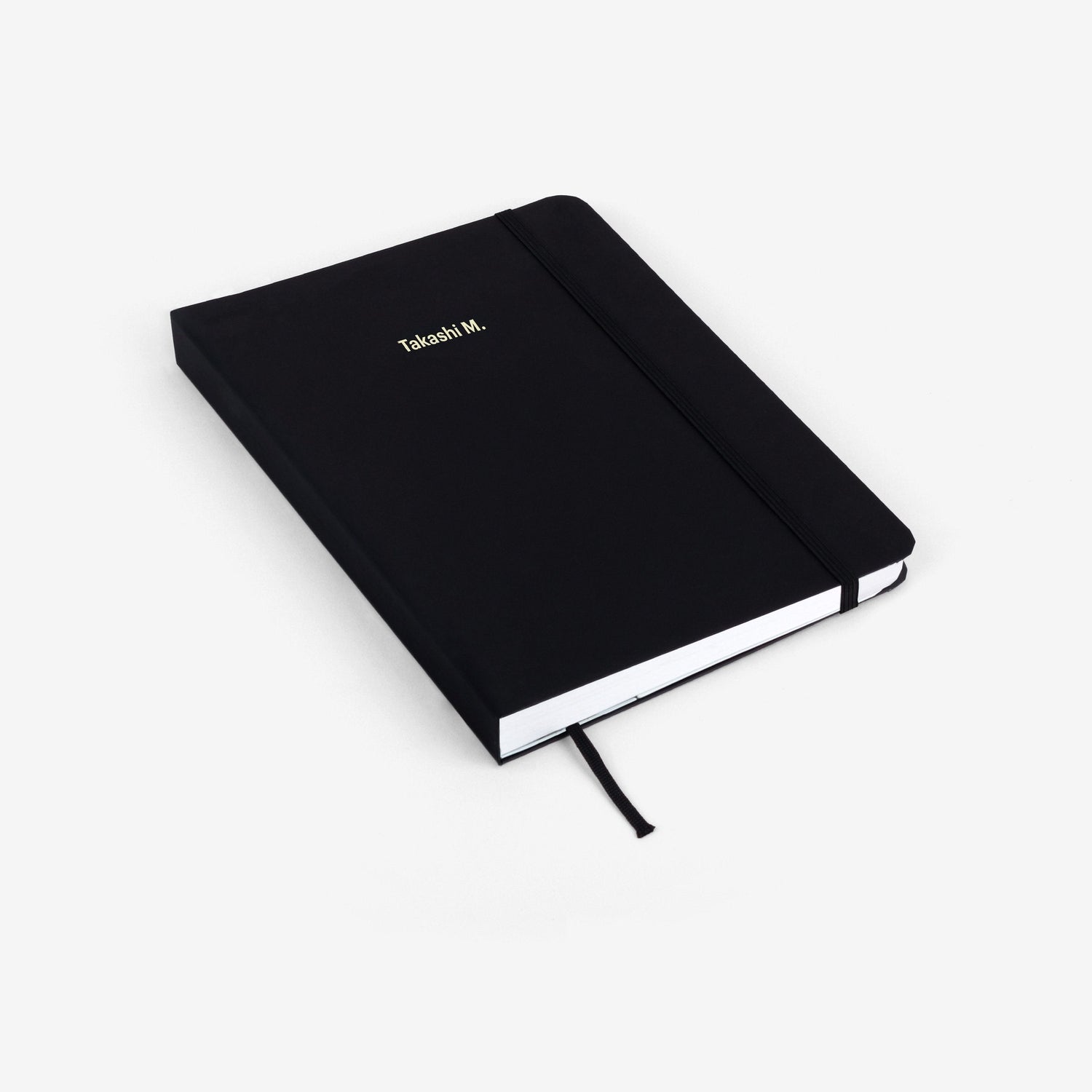 Plain Black Undated Planner