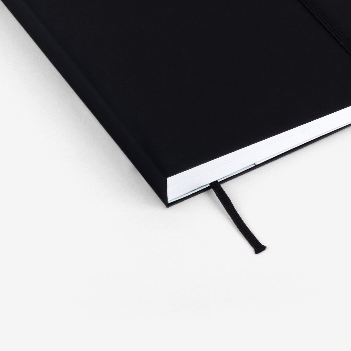 Plain Black Undated Planner