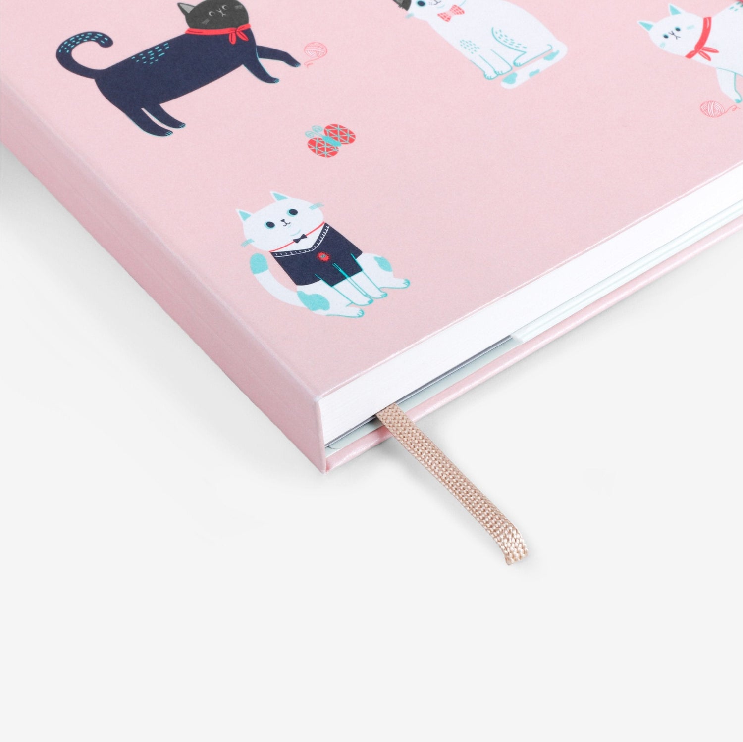 Cats Pink Undated Planner