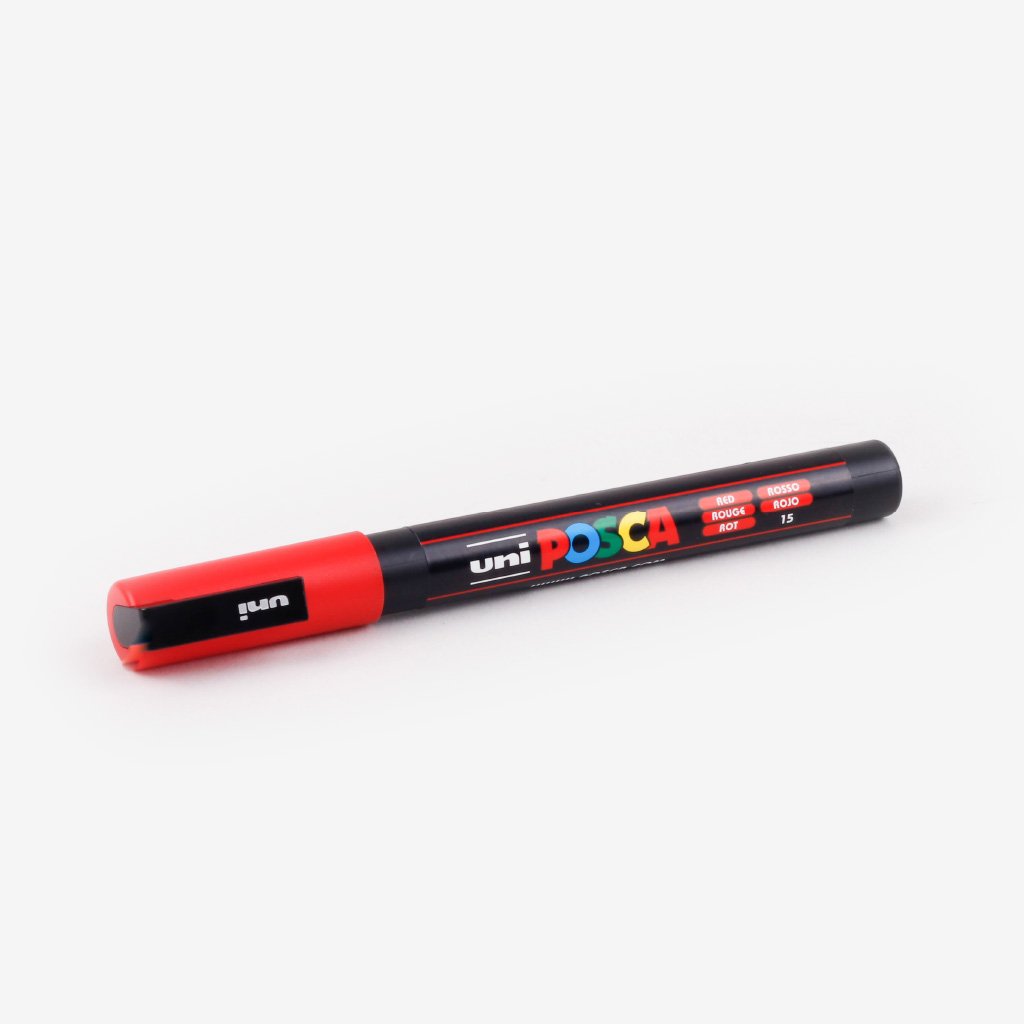 POSCA PC-3M Fine Bullet Paint Marker, Dark Red 081901 - The Home Depot