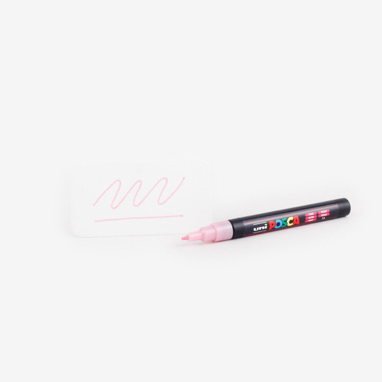 Uni Posca Marker PC 3ML - Glitter Pink