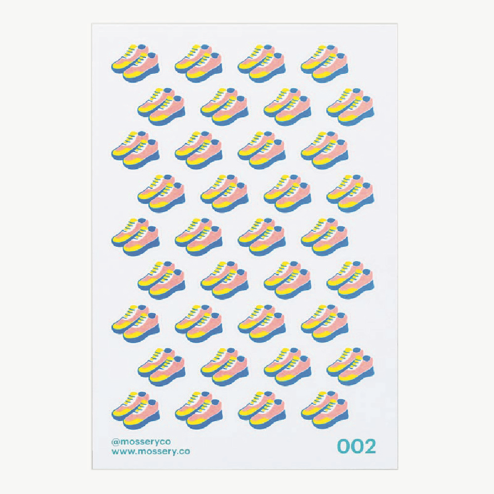 Mossery Stickers: Running Shoes (STC-002)