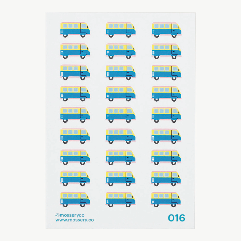 Mossery Stickers: Van (STC-016)