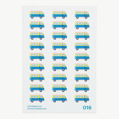 Mossery Stickers: Van (STC-016)