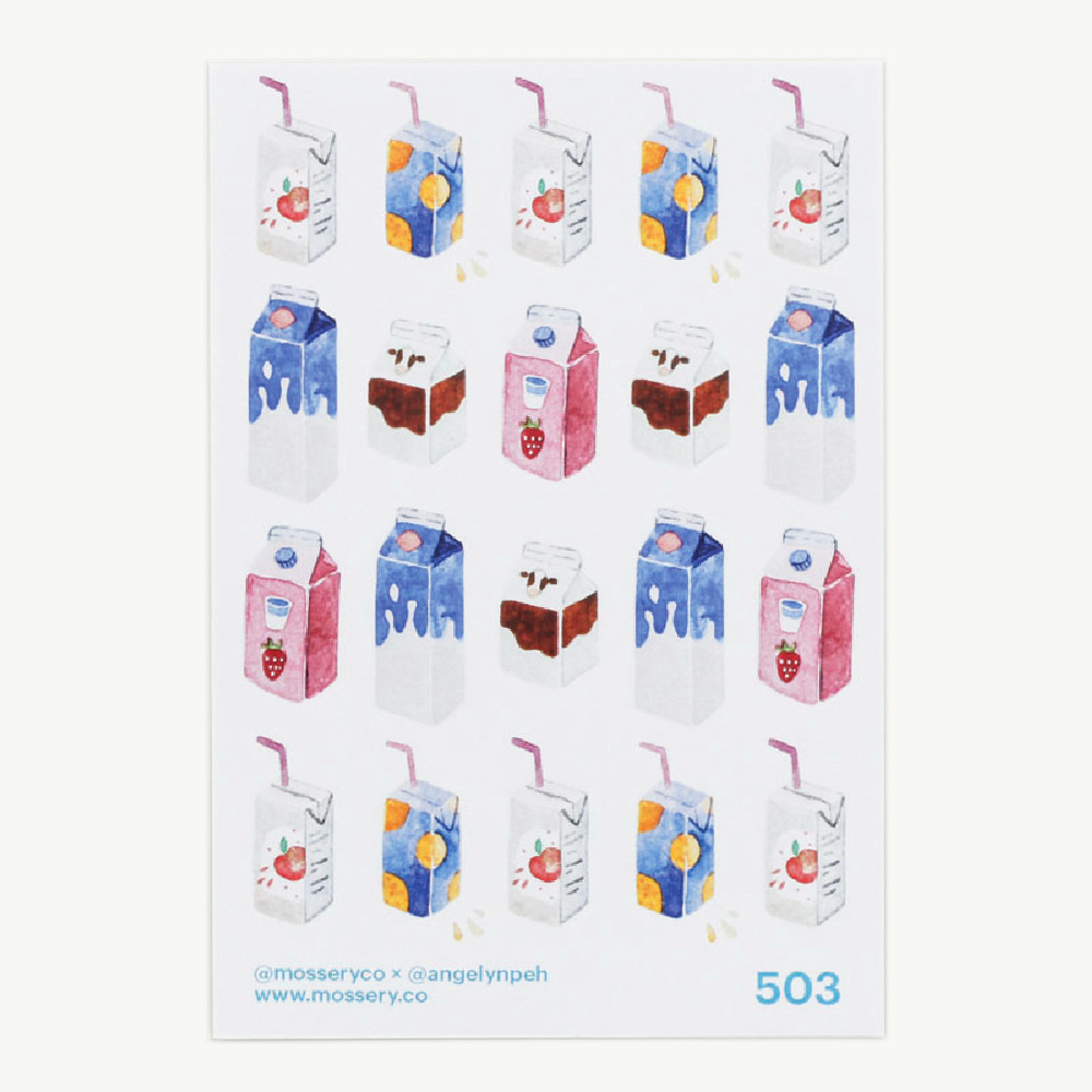 Artist Series Stickers: Carton Drinks (STC-503)