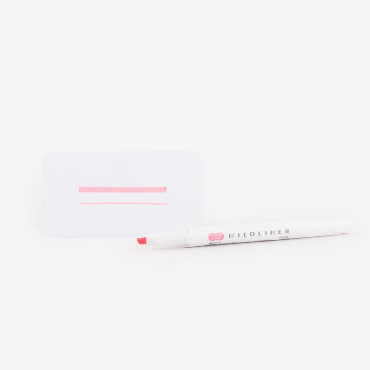 Mildliner Double-Sided Highlighter - Coral Pink