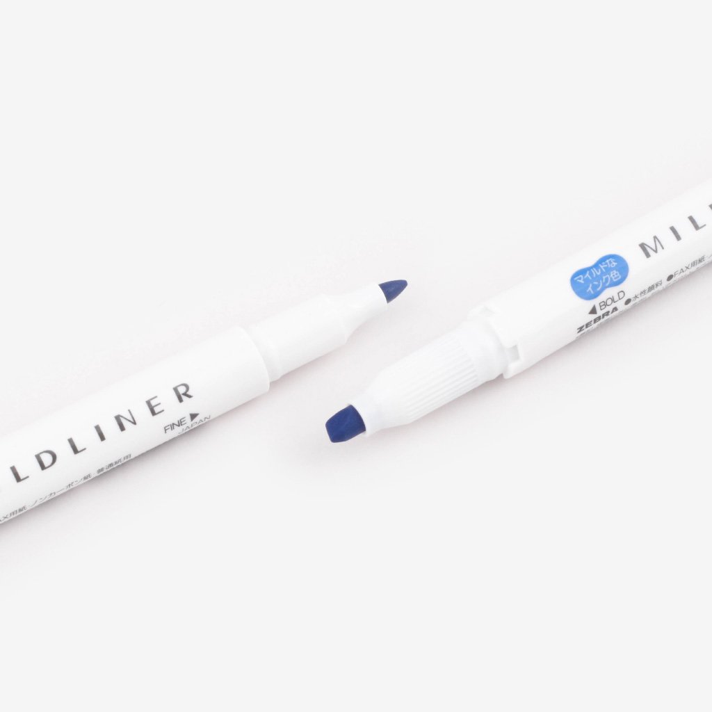 Mildliner Double-Sided Highlighter - Dark Blue