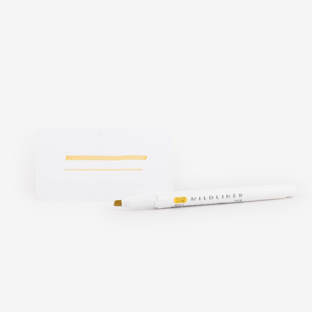 Mildliner Double-Sided Highlighter - Gold