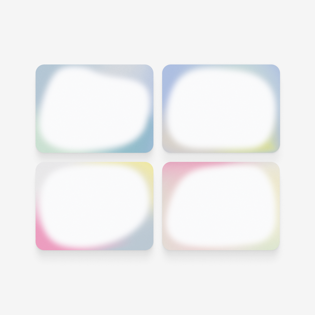 Gradient Notecard Set